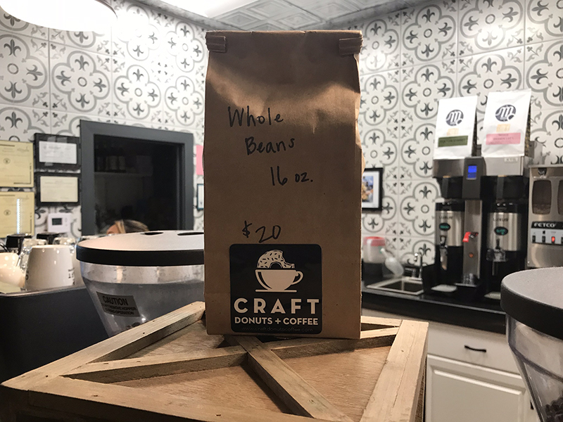 CRAFT Donuts + Coffee bags